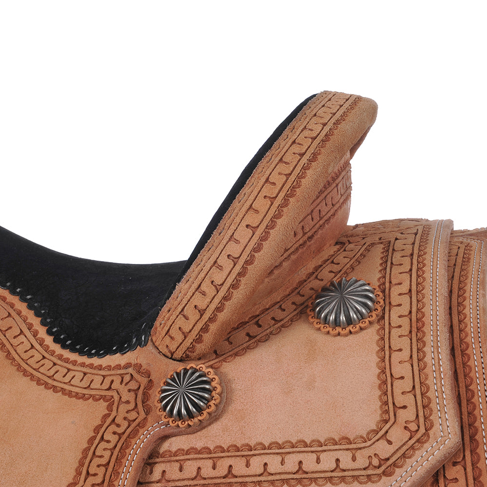 BURNS SADDLERY™ RANCH ROPER SADDLE