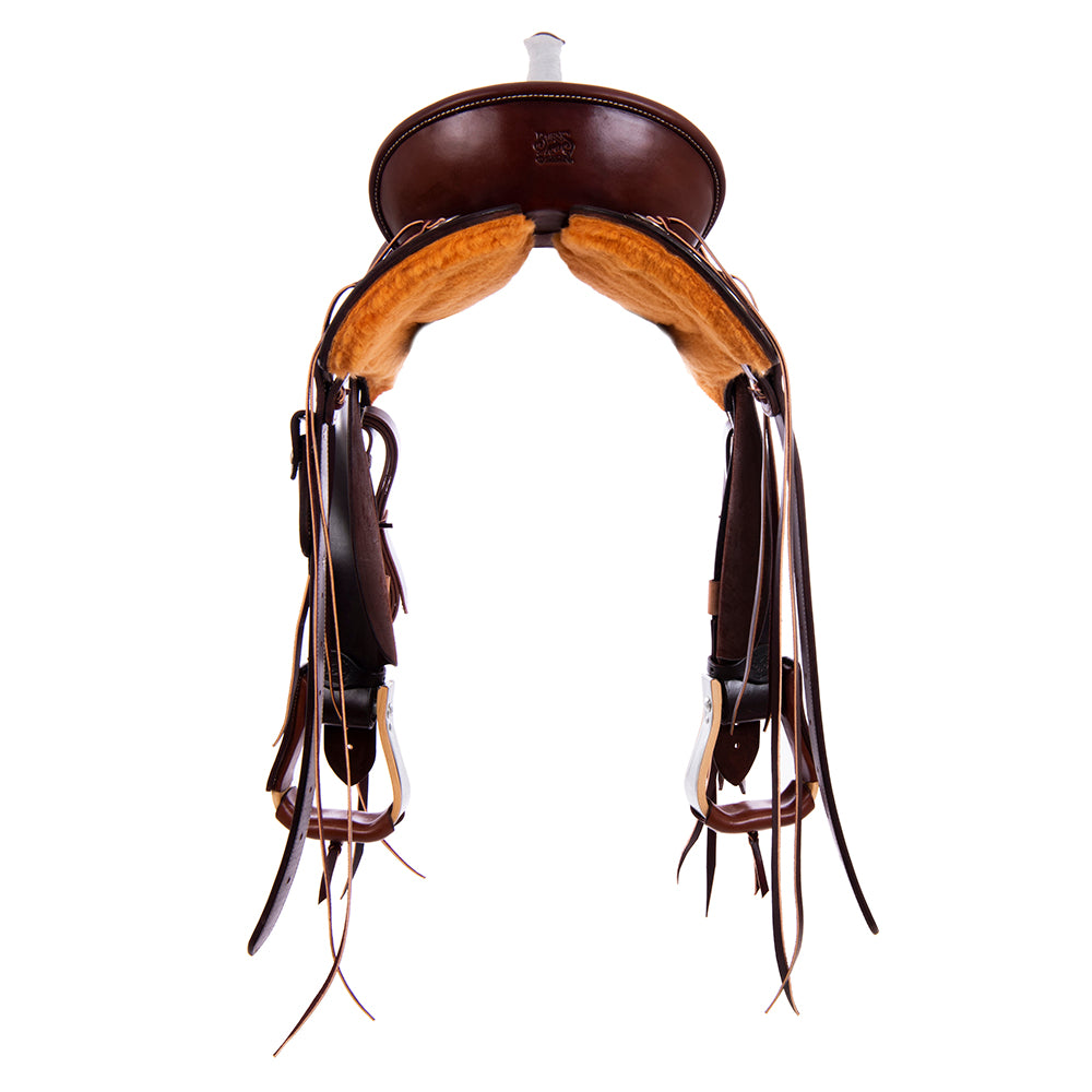 Burns Chocolate SO Trail Saddle - Round - No Tooling - Standard Binding