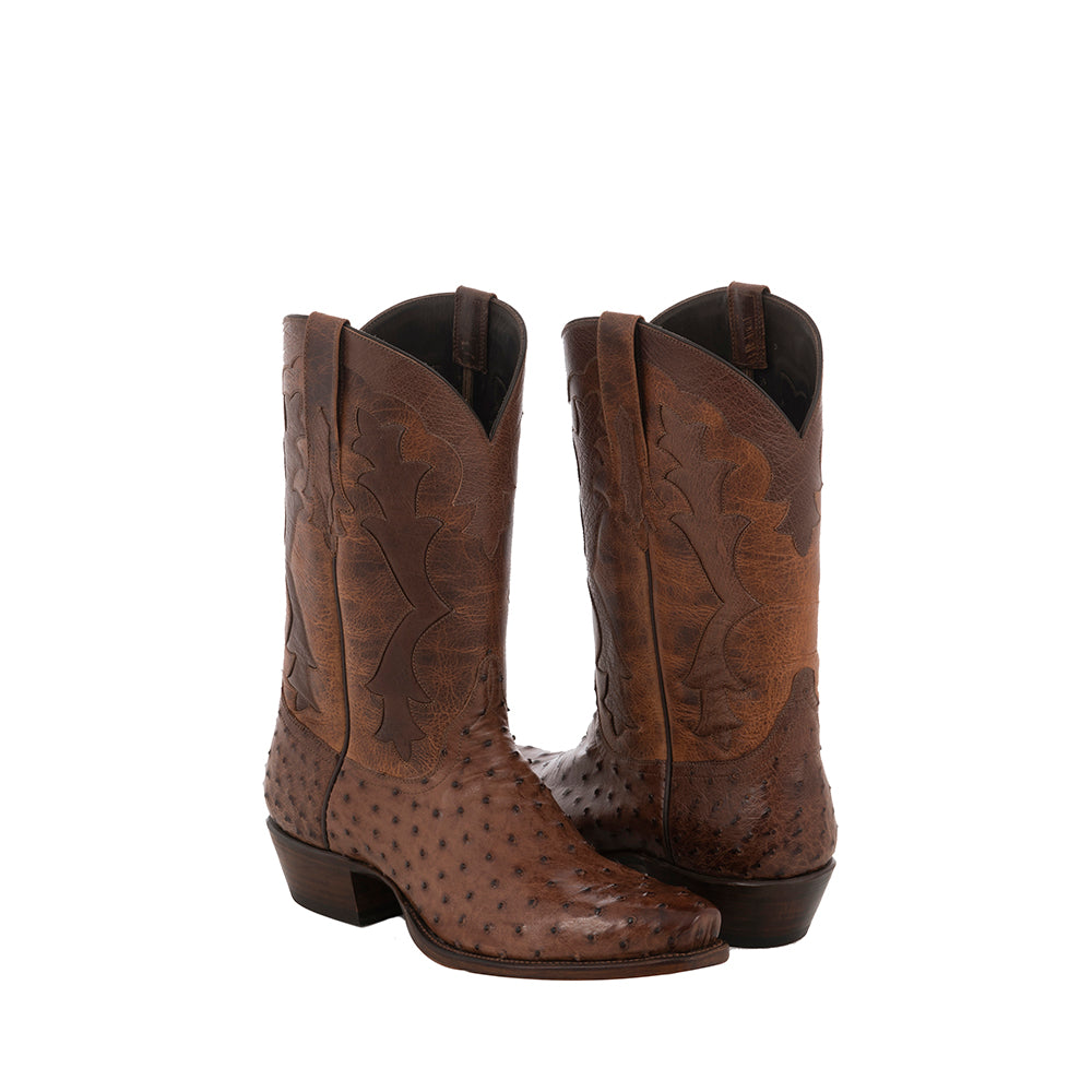 Kango CC Ostrich/Wsky Bison Top Boot
