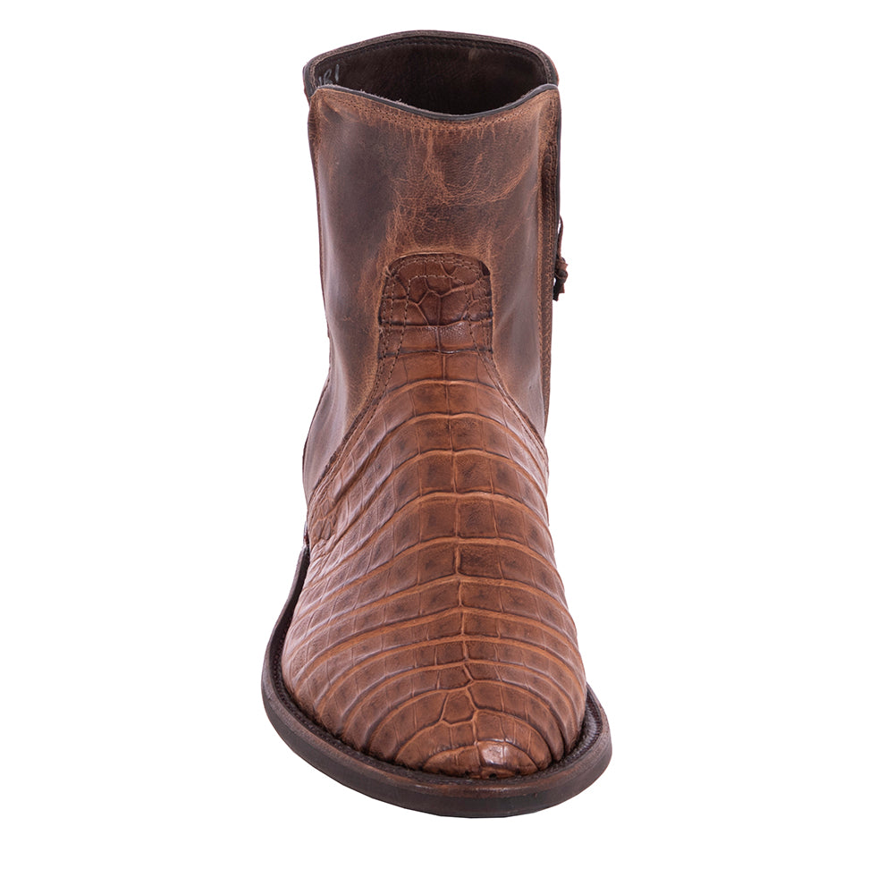MEN'S SHORTY ROPER CIGAR PULL UP CAIMAN CANELLA GOAT MV SOLE