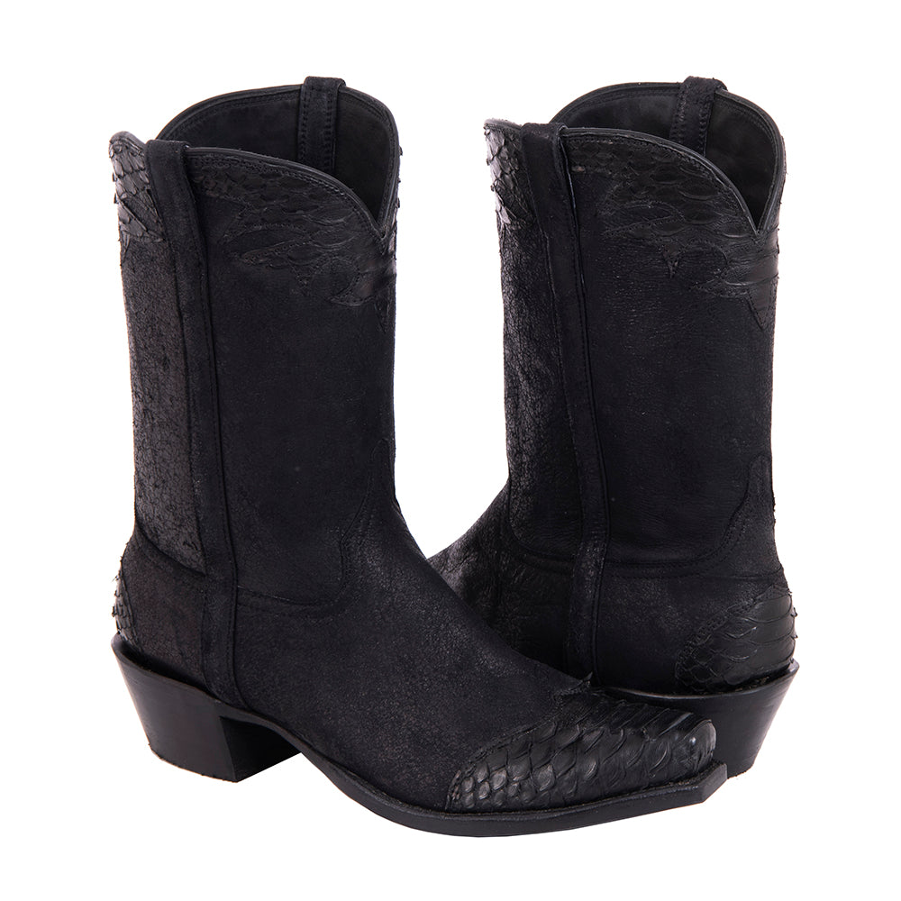 Ladies Cowboy 10-2 Black Break w/Black Python WT, HF, Collar