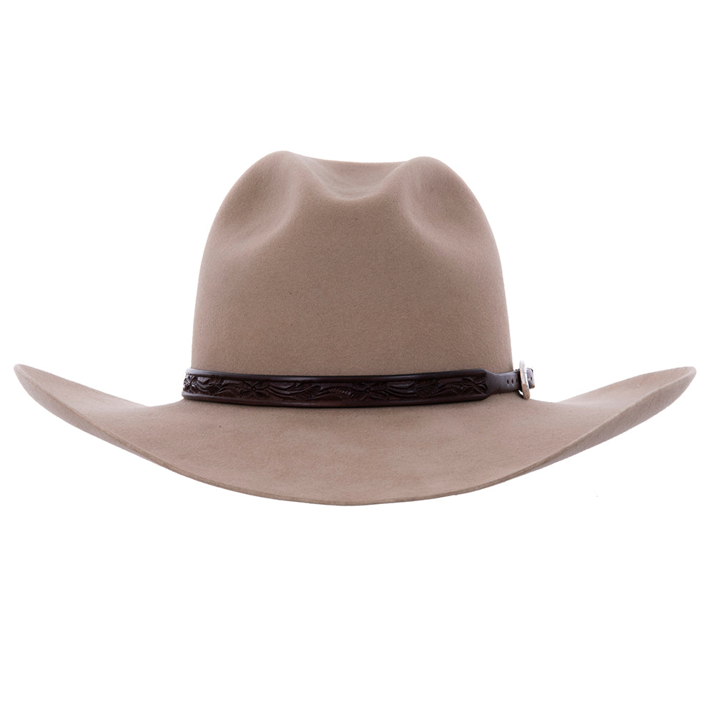 CHOCOLATE WIDE WILDROSE HATBAND