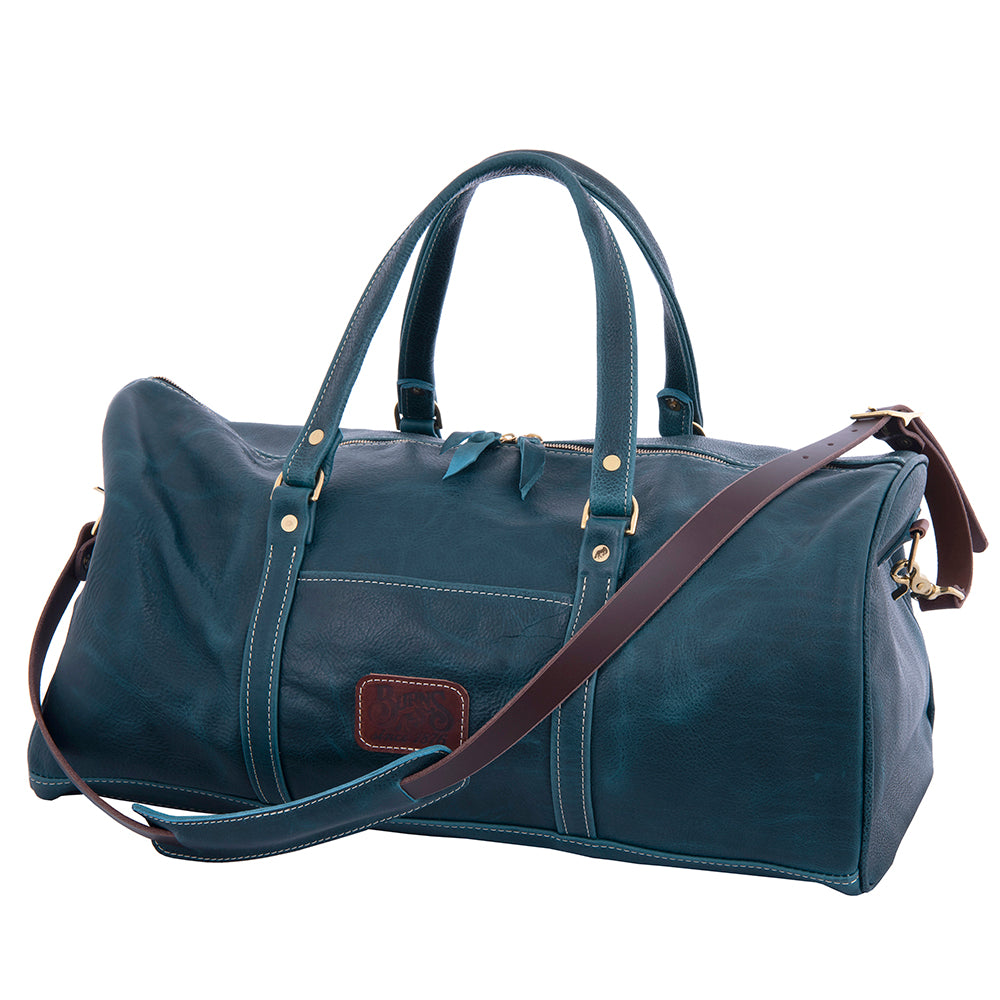 BURNS LARGE EMERALD GREEN DUFFLE BAG