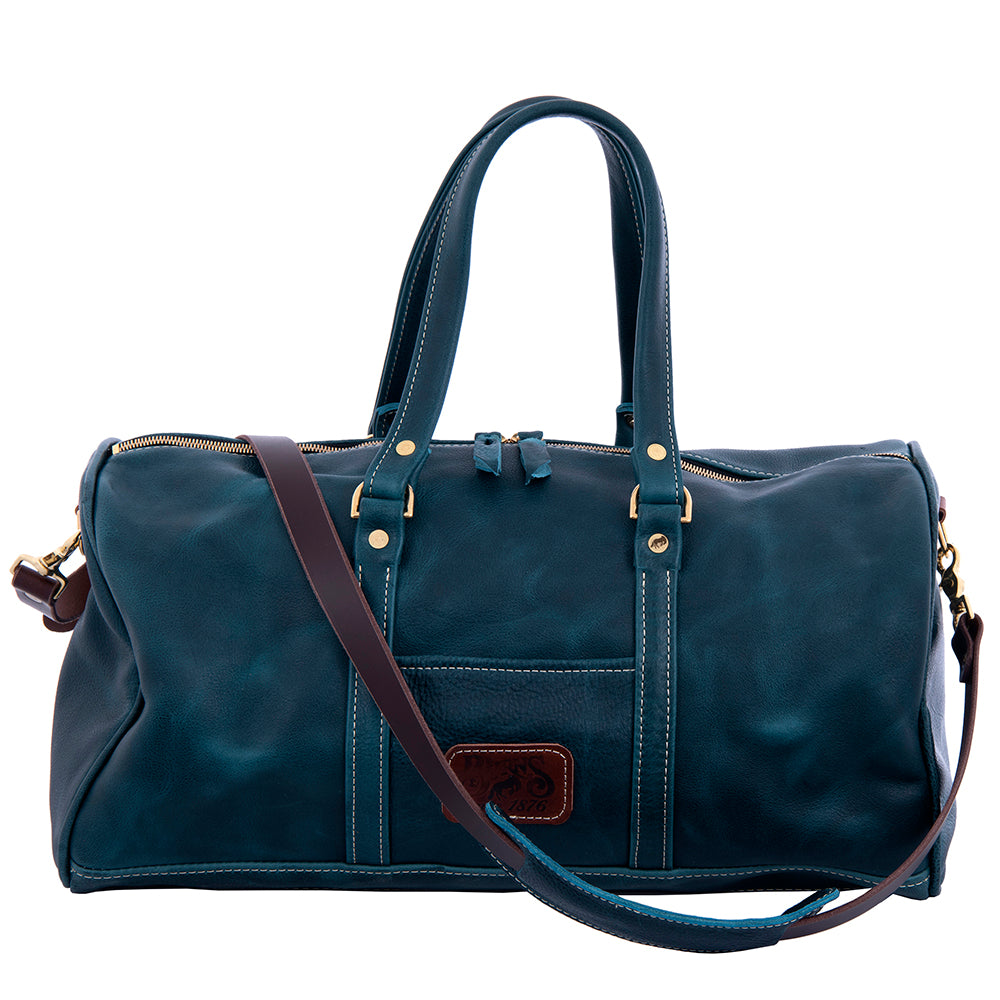 BURNS MEDIUM EMERALD GREEN DUFFLE BAG