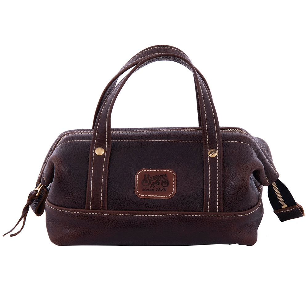 BURNS SHAVE KIT IN DARK BROWN