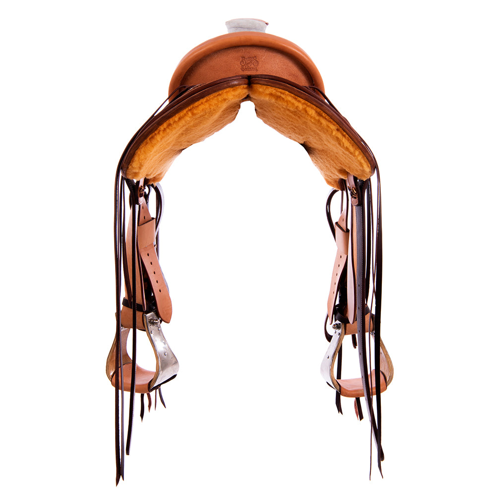 Russet RO Ranch Saddle- Kidney Bean- No Tooling- Cheyenne- Hard Seat