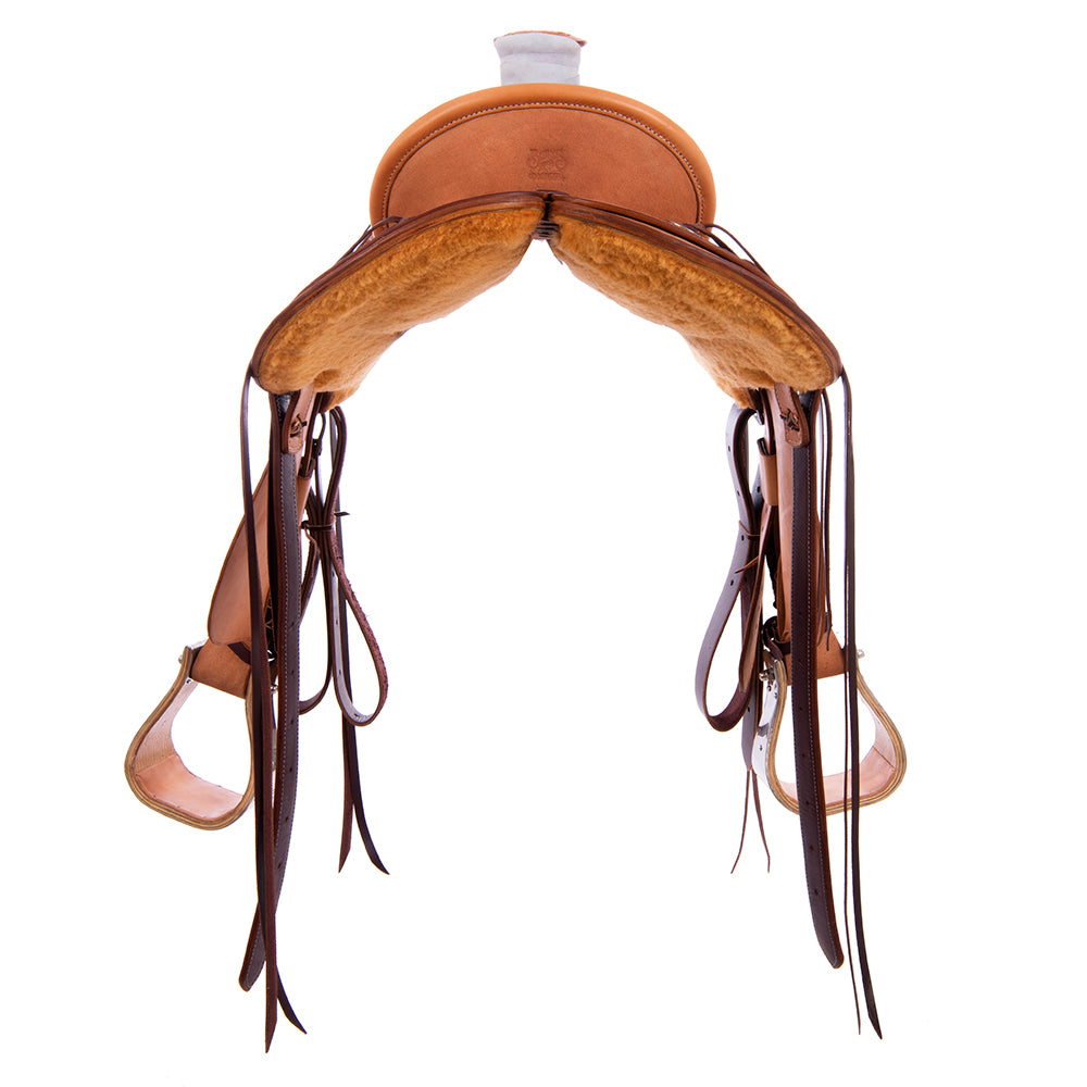 Russet RO Ranch Saddle- Kidney Bean- No Tooling- Standard Binding- Hard Seat