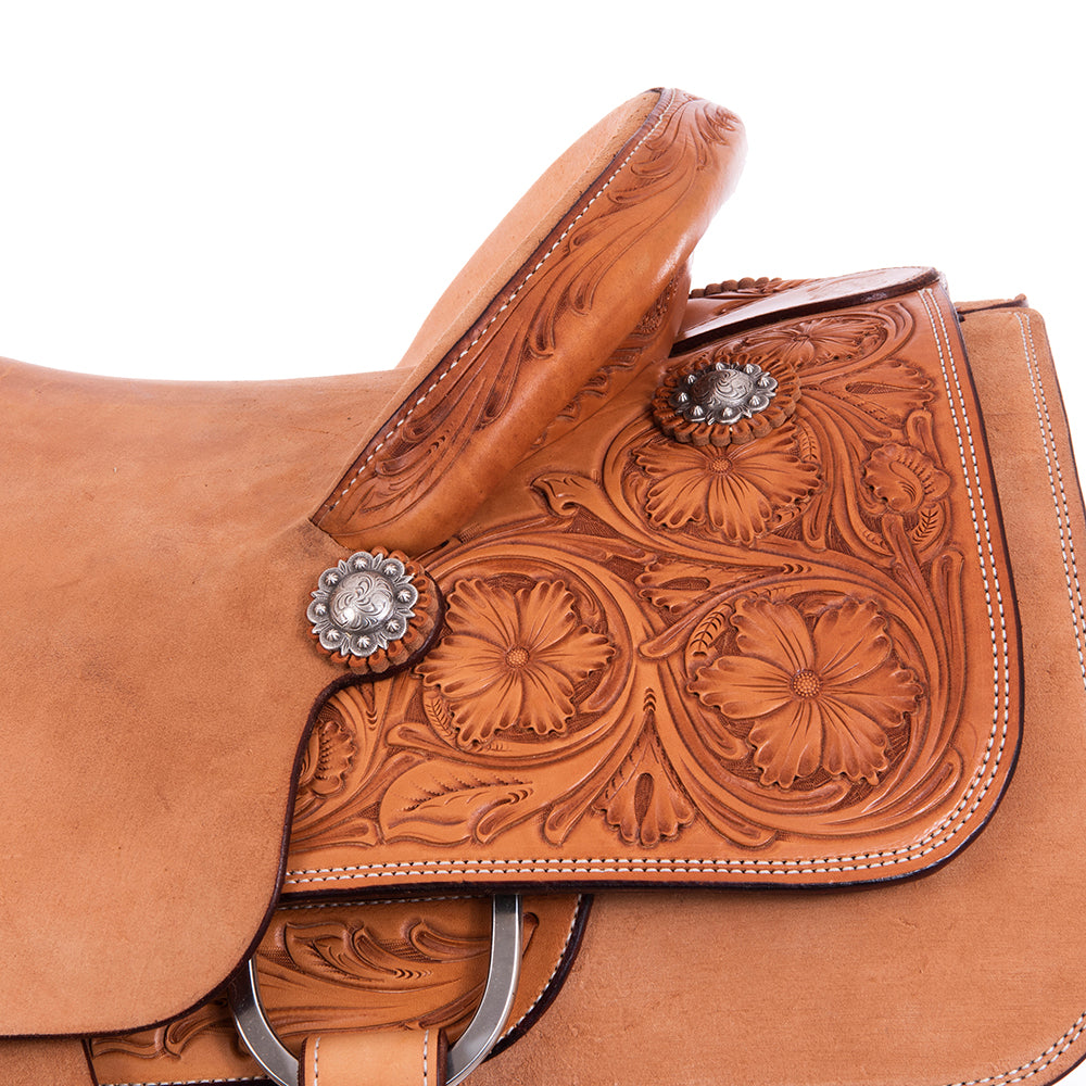 Burns Russet SO/RO Team Roper - Conventional - 1/4 WYO Floral