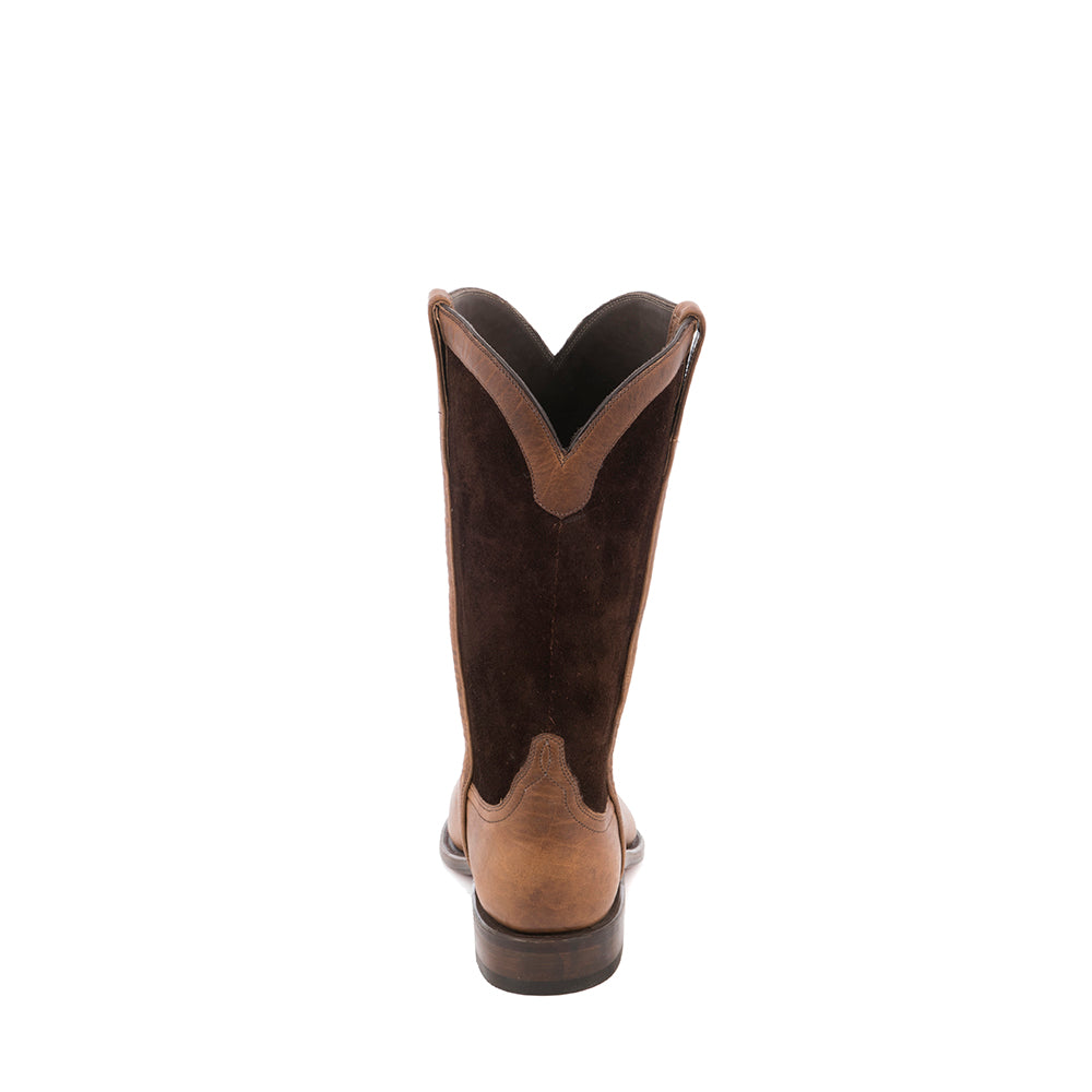Men's Roper 12-2 Cognac Bison/Chocolate RO
