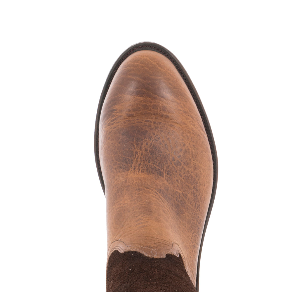 Men's Roper 12-2 Cognac Bison/Chocolate RO