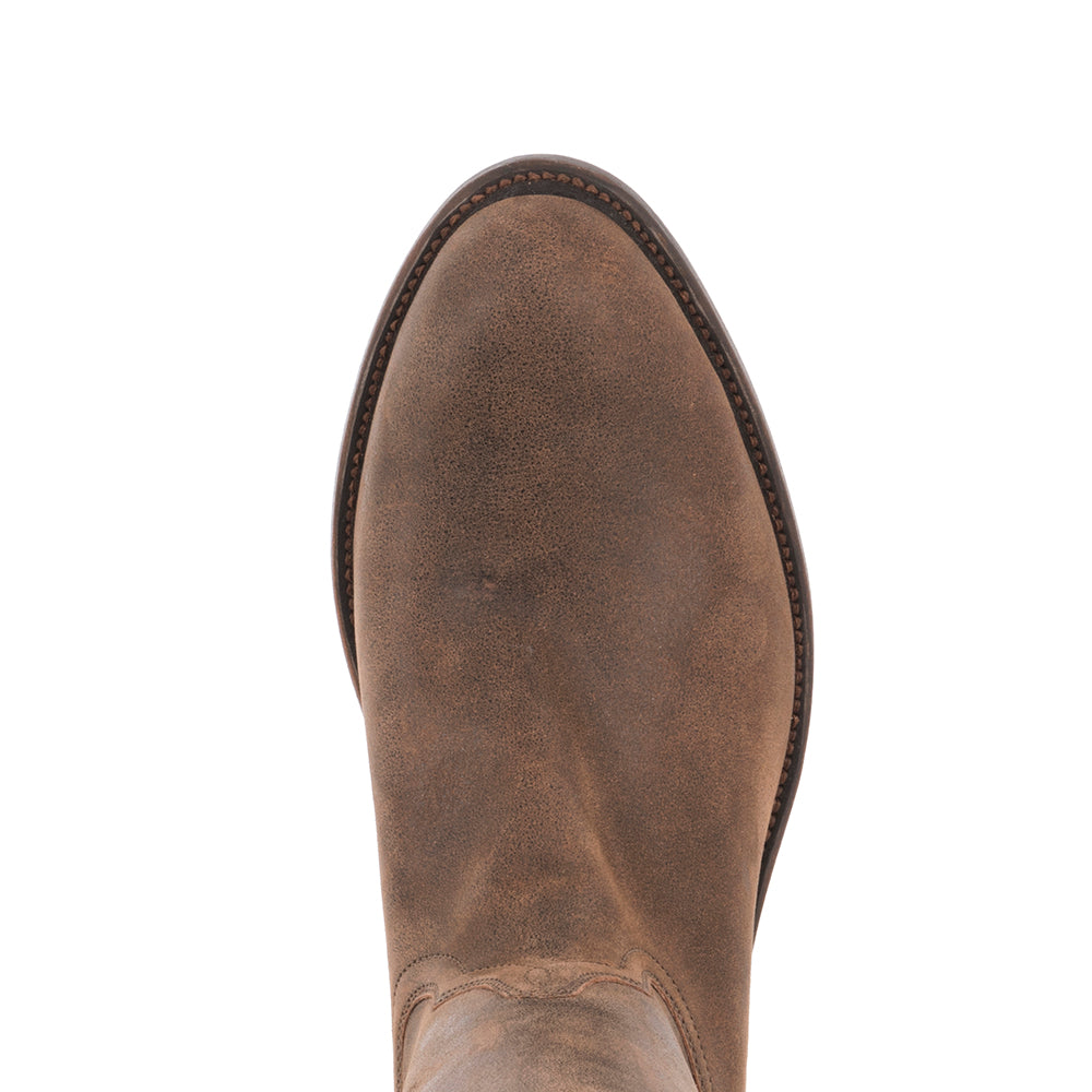 Men's Roper 10-1 Brown Bomber CH Buckstitch Covered Side Seam