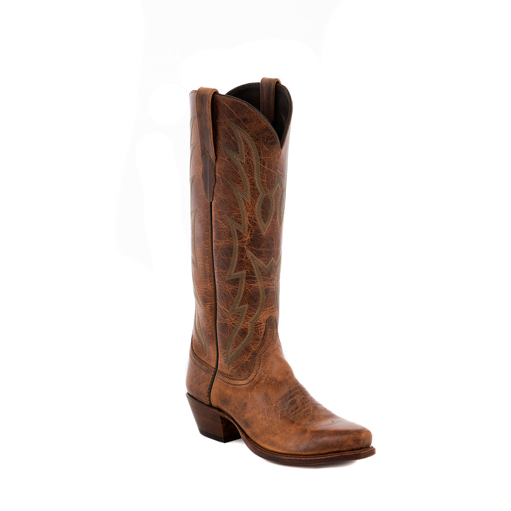 Ladies Whiskey Bison 15" Cowboy Boot