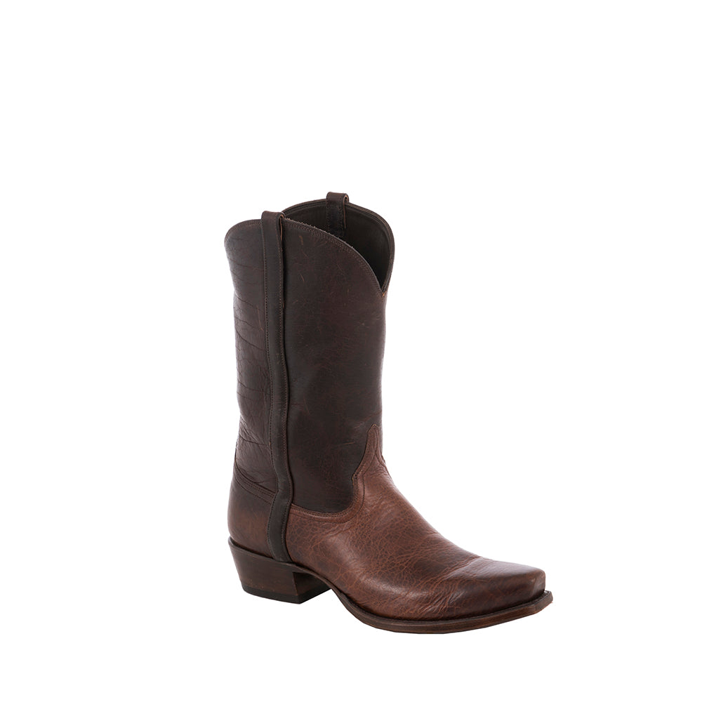 Men's Mocha Bison Cowboy Boot
