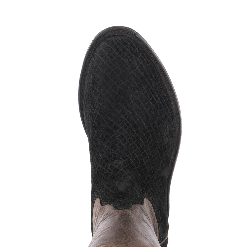 Men's 10" Roper BK Hippo / Tobac Goat