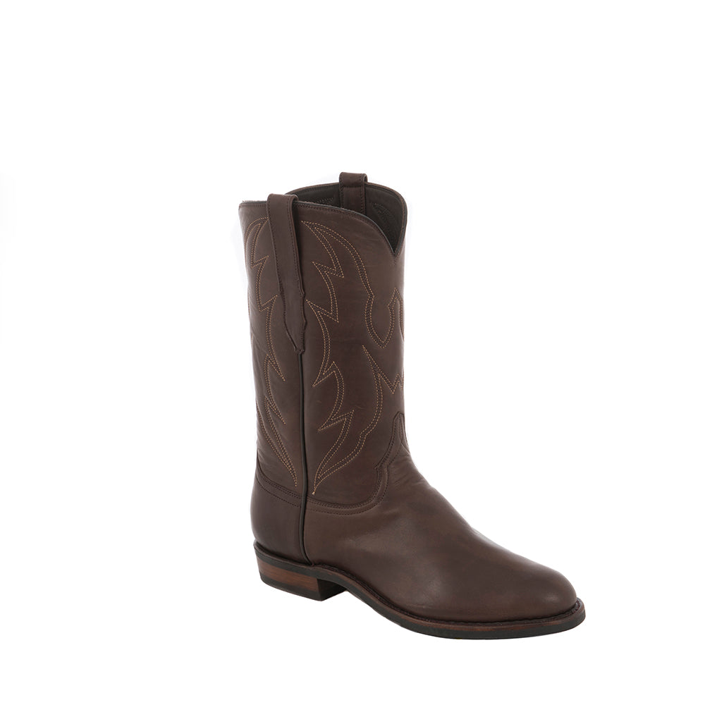 Men's Roper 12-2 Brown Aniline Crown Stitch