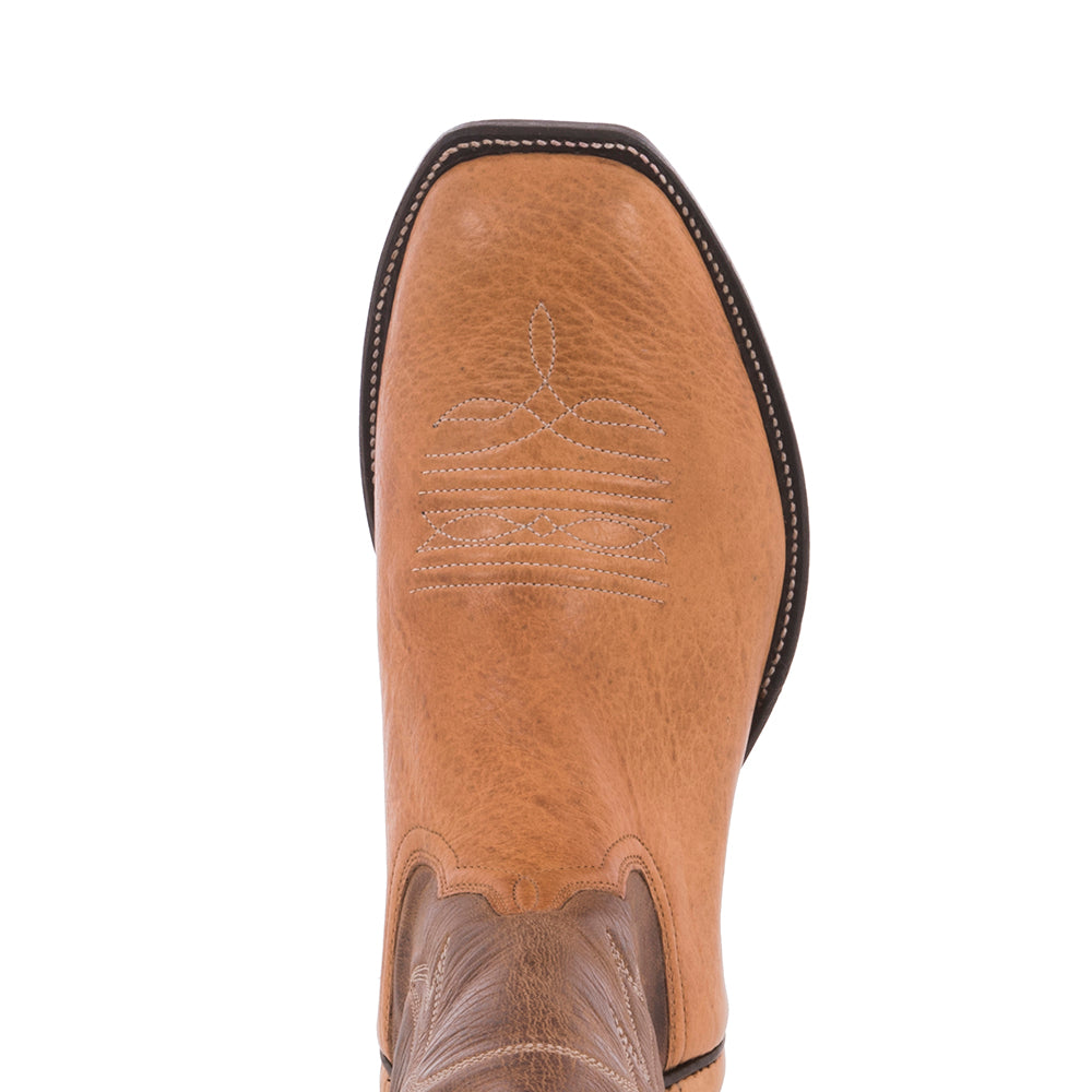 Men's Cowboy Honey Bison Canella Goat Crown S Pull Holes