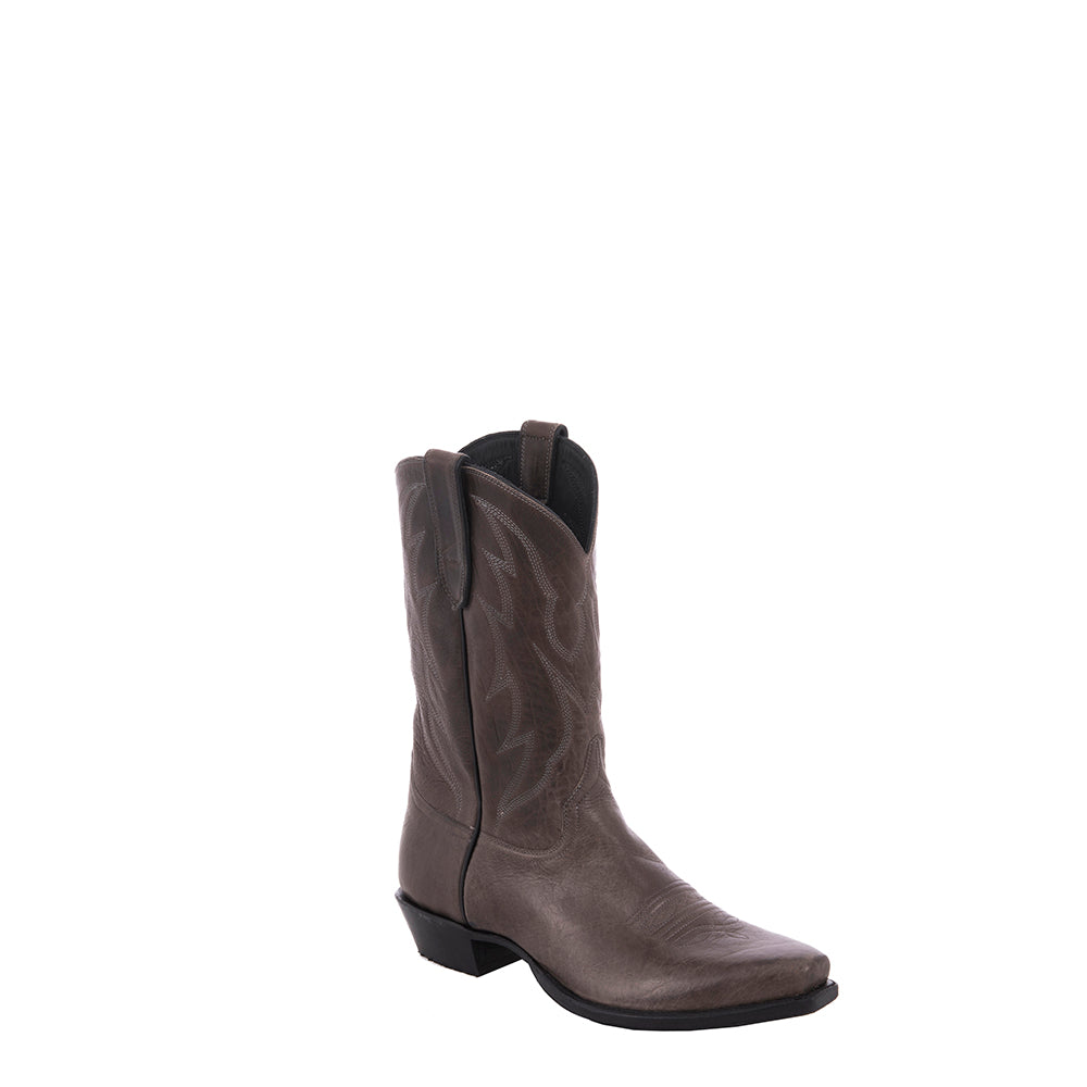 Men's Cowboy All Over Grey Bison Crown Stitch