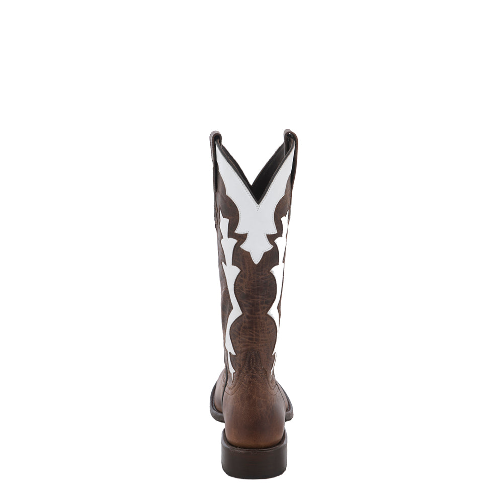 LADIES 13" COWBOY CANELLA GOAT GP INLAY SOLE SAVER