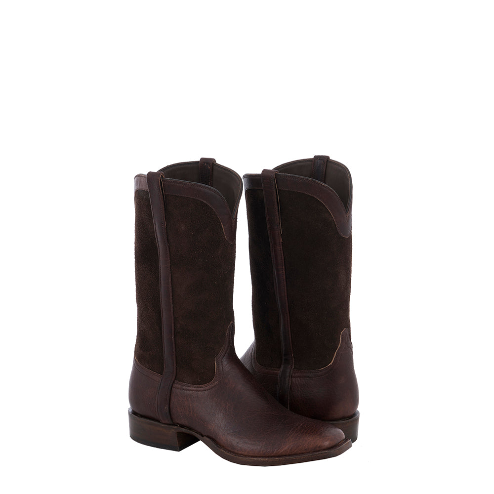 Men's Mocha Bison/CH RO Basic Collar and Side Seam