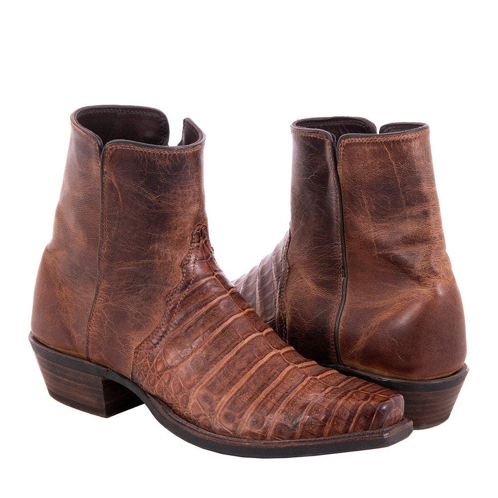 Men's Shorty Cigar Pull Up Caiman Canella Goat