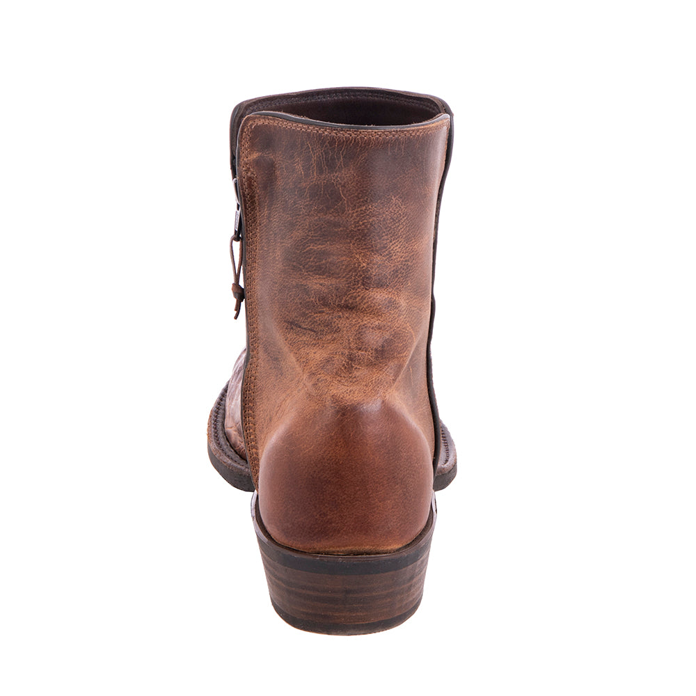 Men's Shorty Cigar Pull Up Caiman Canella Goat