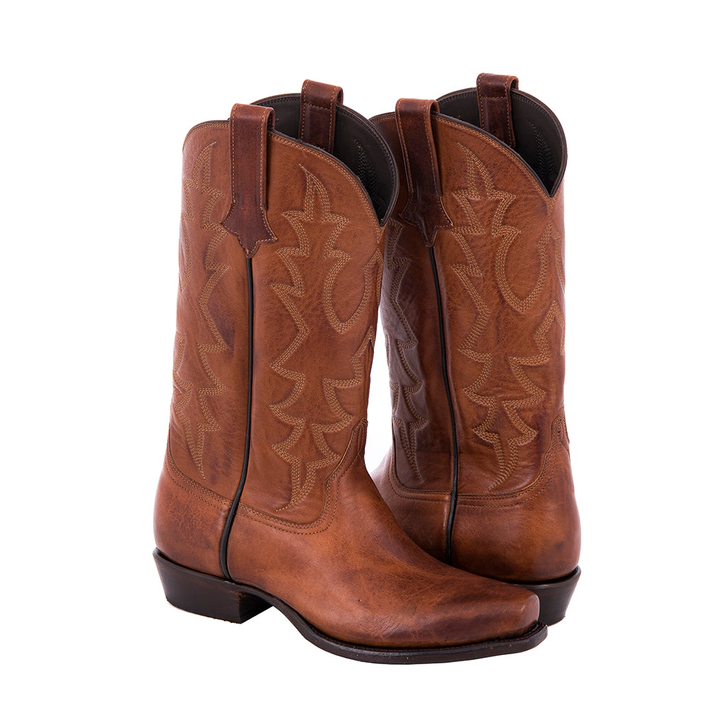 Men's Cowboy Whiskey Bison w/ Stitched Top