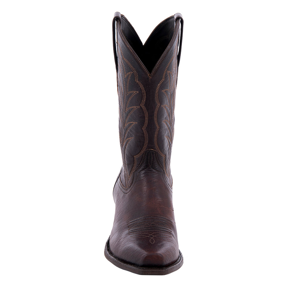 Men's Cowboy 12-2 Mocha Bison Winn Stitch Toe Bug