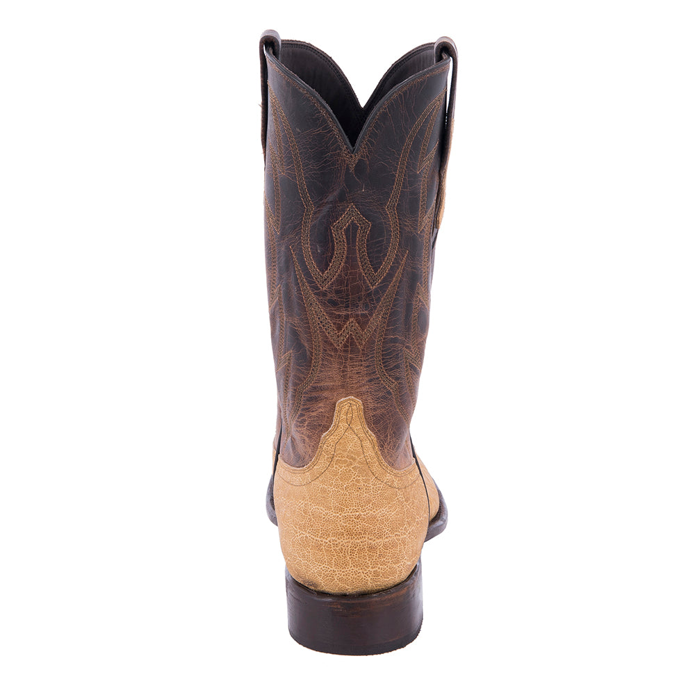 Men's Cowboy 12" Sand Elephant Canella Goat Crown