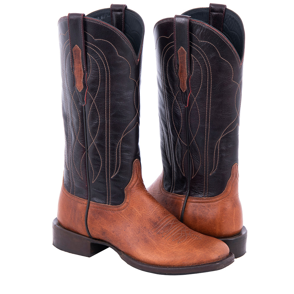 Ladies 13" Cowboy Whiskey Bison Black Cherry Top