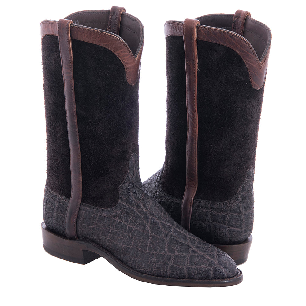 Men's Roper 12" Nicotine Elephant Chocolate RO Top