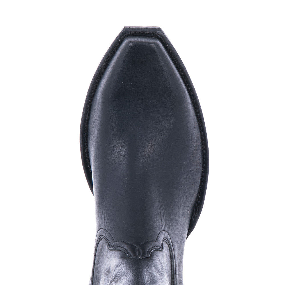 Men's 12" Cowboy Black Aniline Black