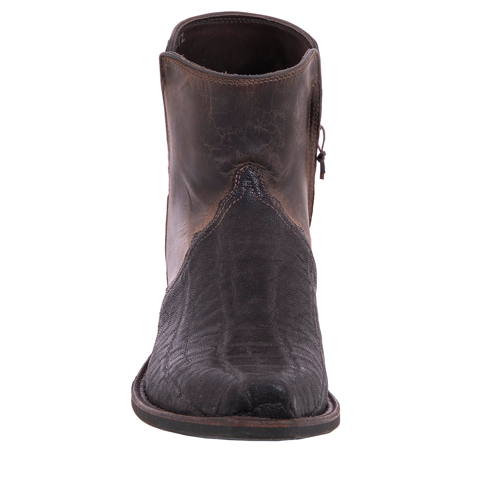 Men’s Nicotine Elephant Short Zip Boots with Mini Vibram Sole