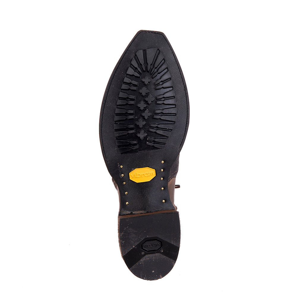 Men’s Nicotine Elephant Short Zip Boots with Mini Vibram Sole
