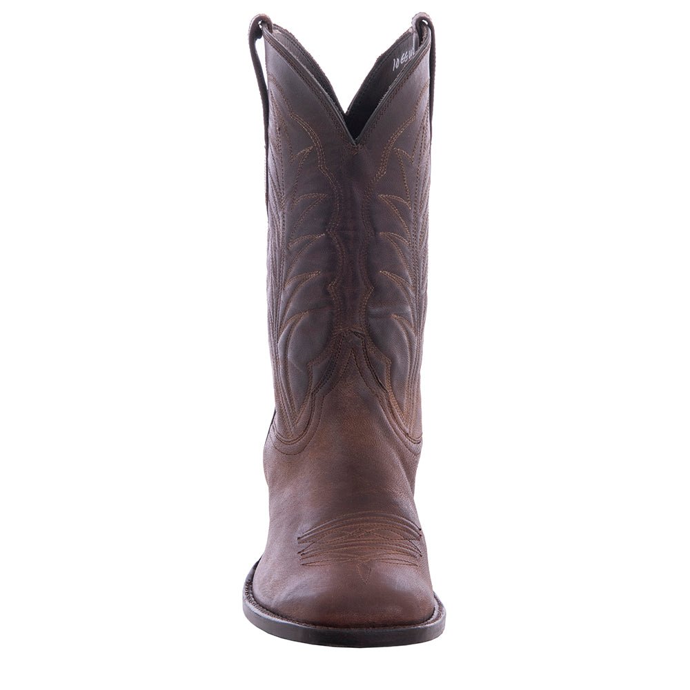 Men's Cowboy 12-2.5 Canella Goat Winn Stitch Toe Bug Spur Lip