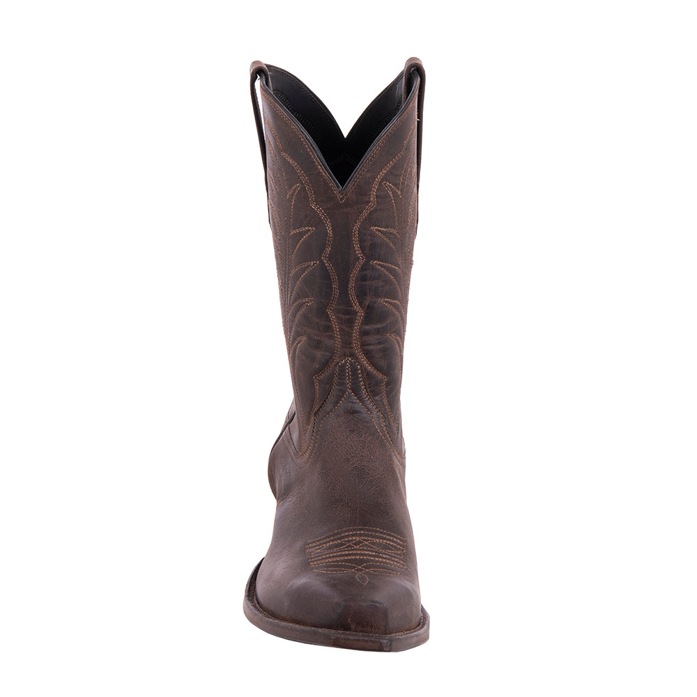 Men's Cowboy 12" Tobac Goat Winn Stitch