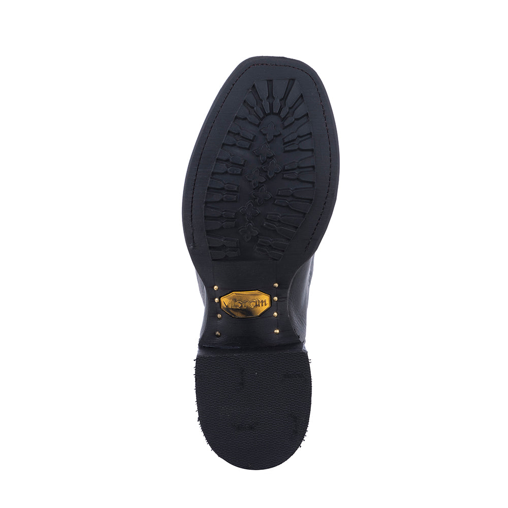 Ladies Cowboy 15" Black Bison Mini Vibram Sole