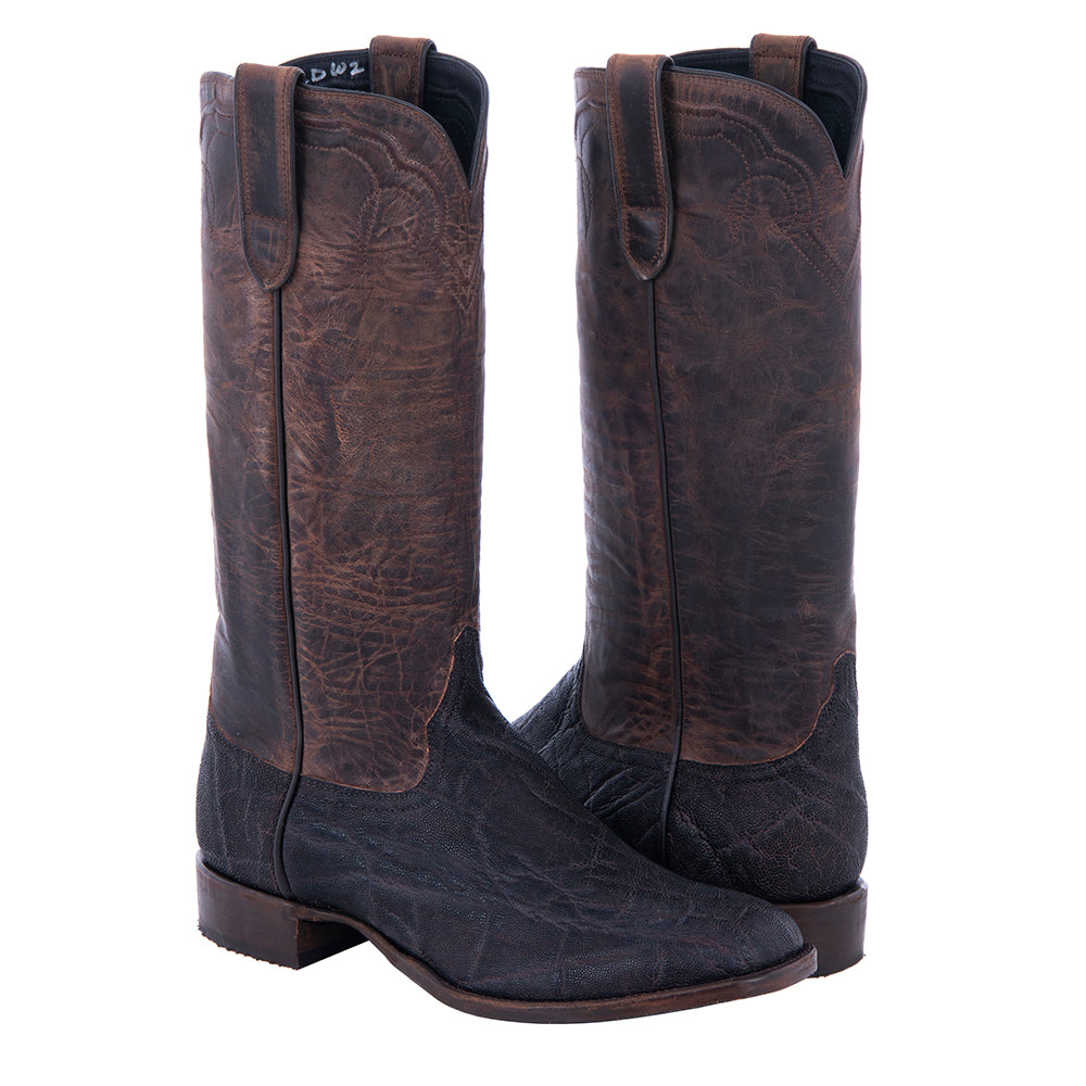 Men's Cowboy 12" Nicotine Elephant Canella Goat Arrow Pattern