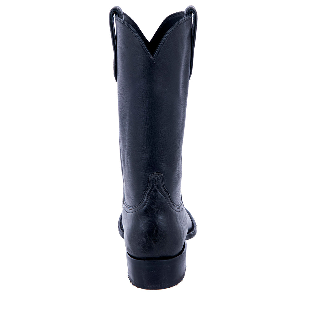 Men's Cowboy Black Bison/Black Analine