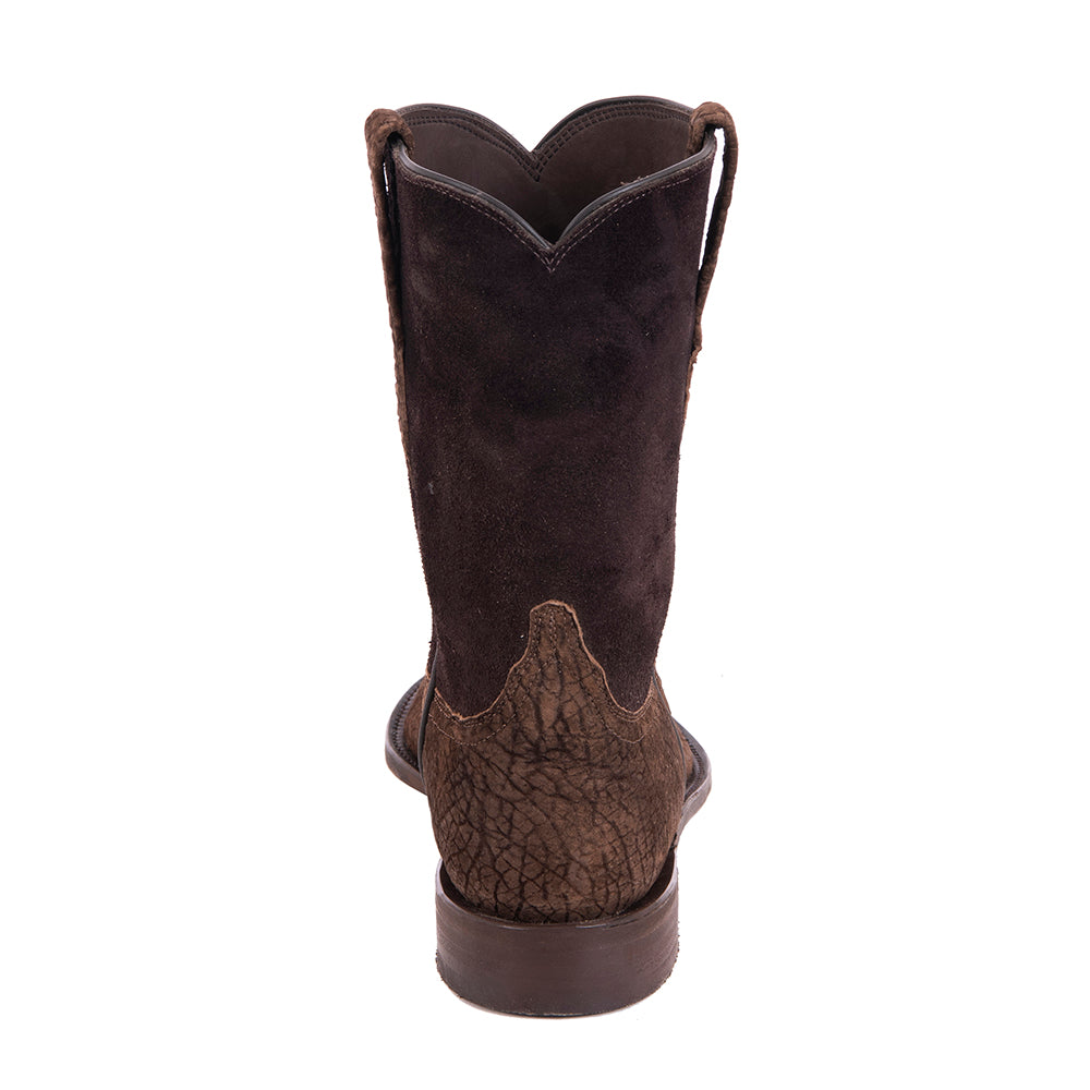 Men's 10-1 Roper Chocolate Hippo w/ Chocolate Suede