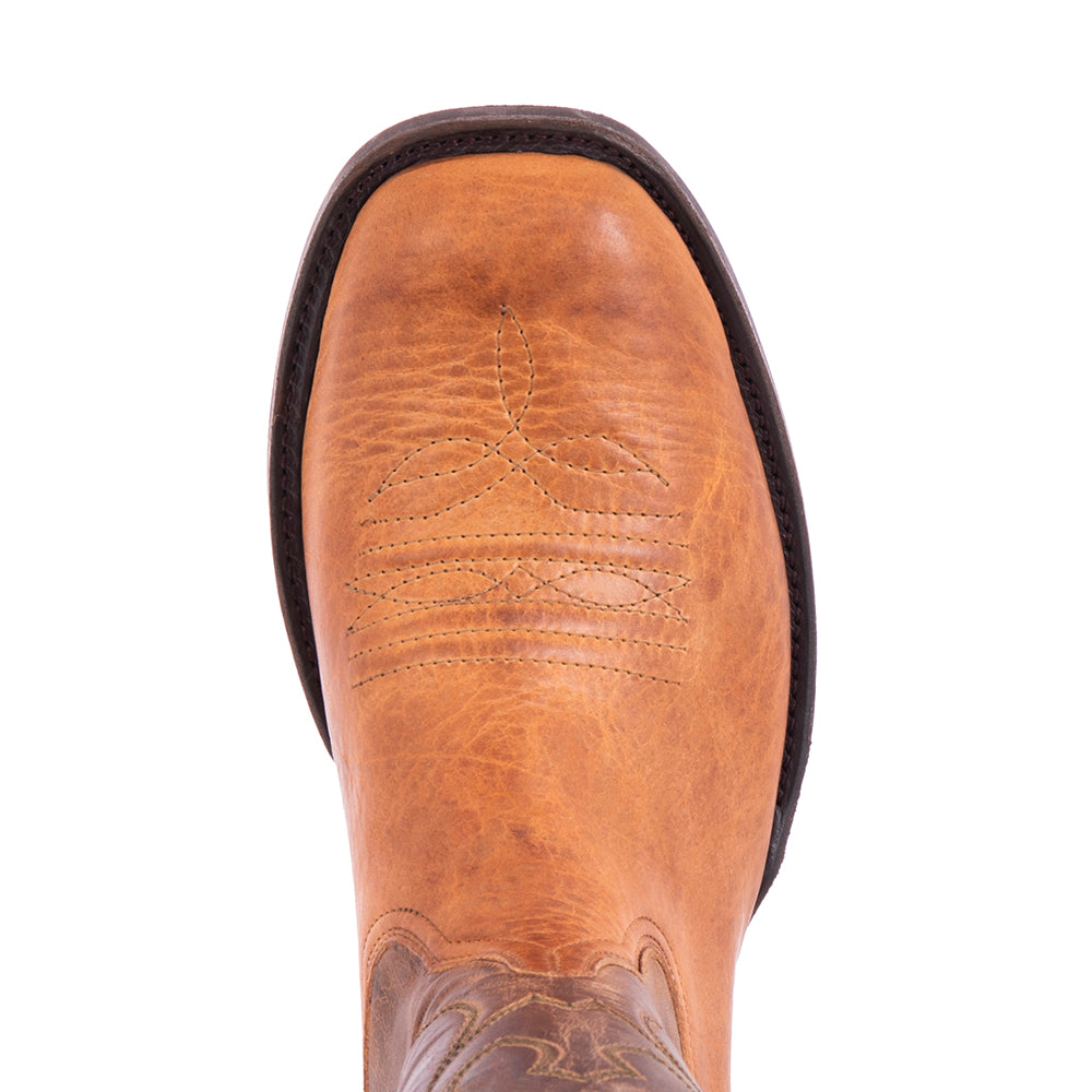 Men's Cowboy 12-2.5 Whiskey Bison/Canella Goat Crown Stitch Toe Bug MV Sole