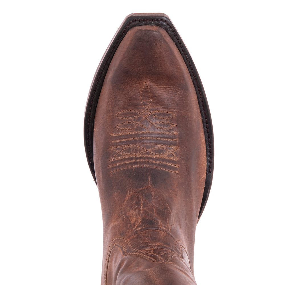 Ladies Cowboy 10-2 Canella Goat Half Chocolate Buckstitch Tops TB