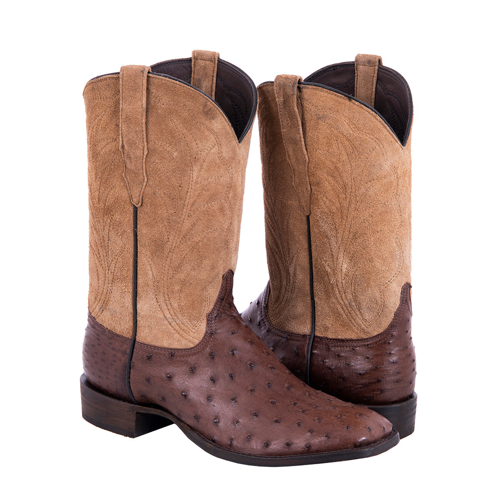 Men's Cowboy 12-2.5 Kango CC FQ Ostrich/Tan Granada RO Winn Stitch