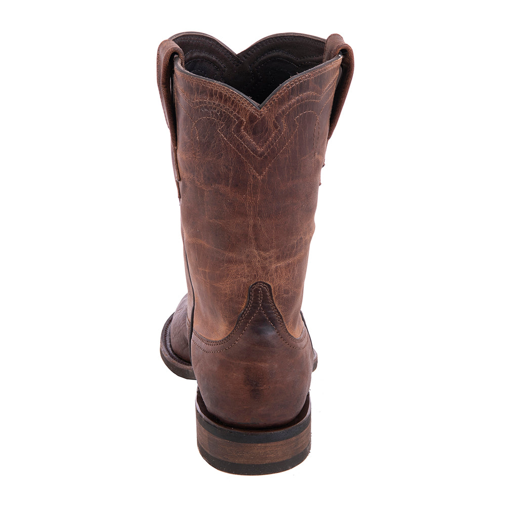 Men's Cowboy 10-1 Mocha Bison/Canella Goat 12-2-Corded