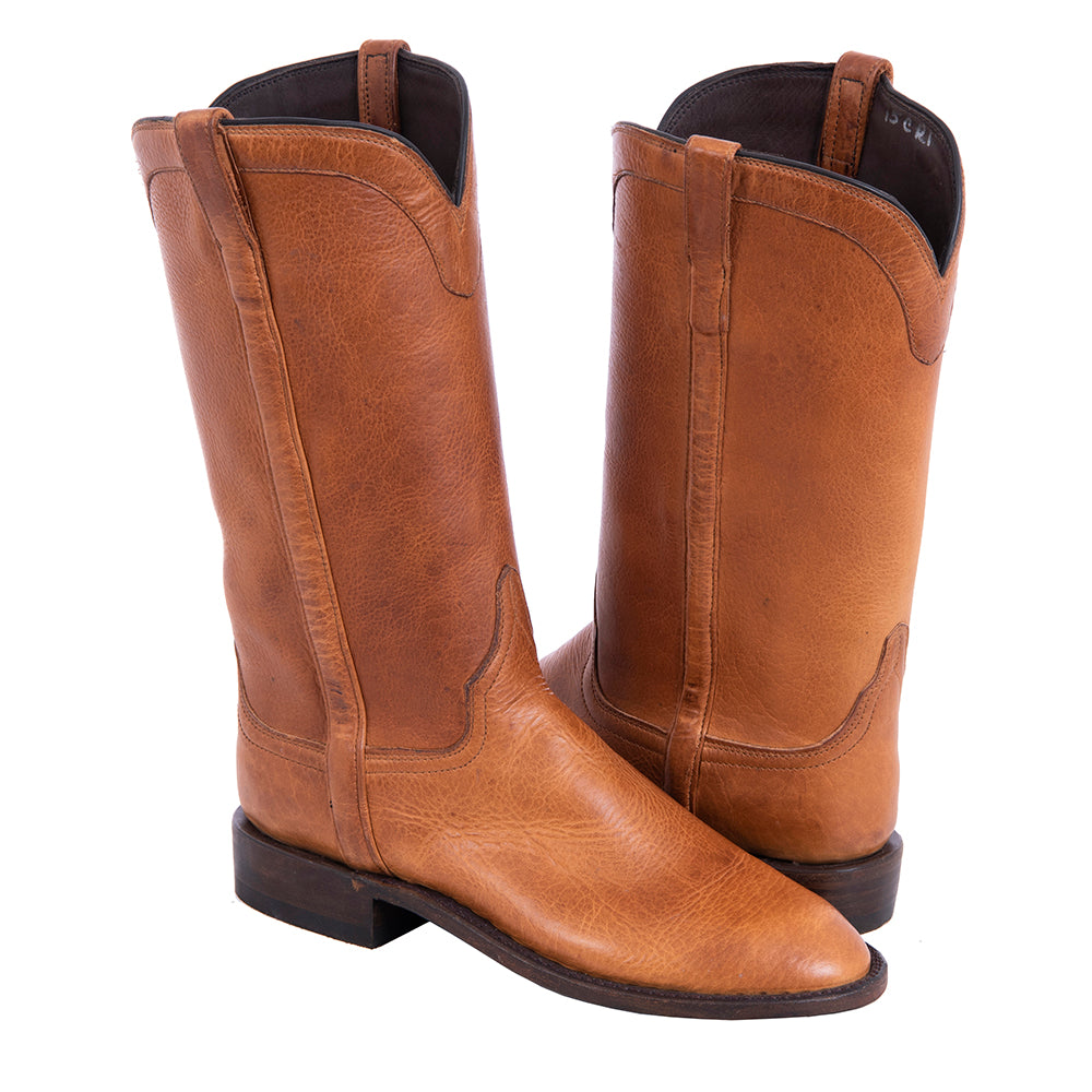 Ladies Cowboy 12-2 Honey Bison Side Seam Covered