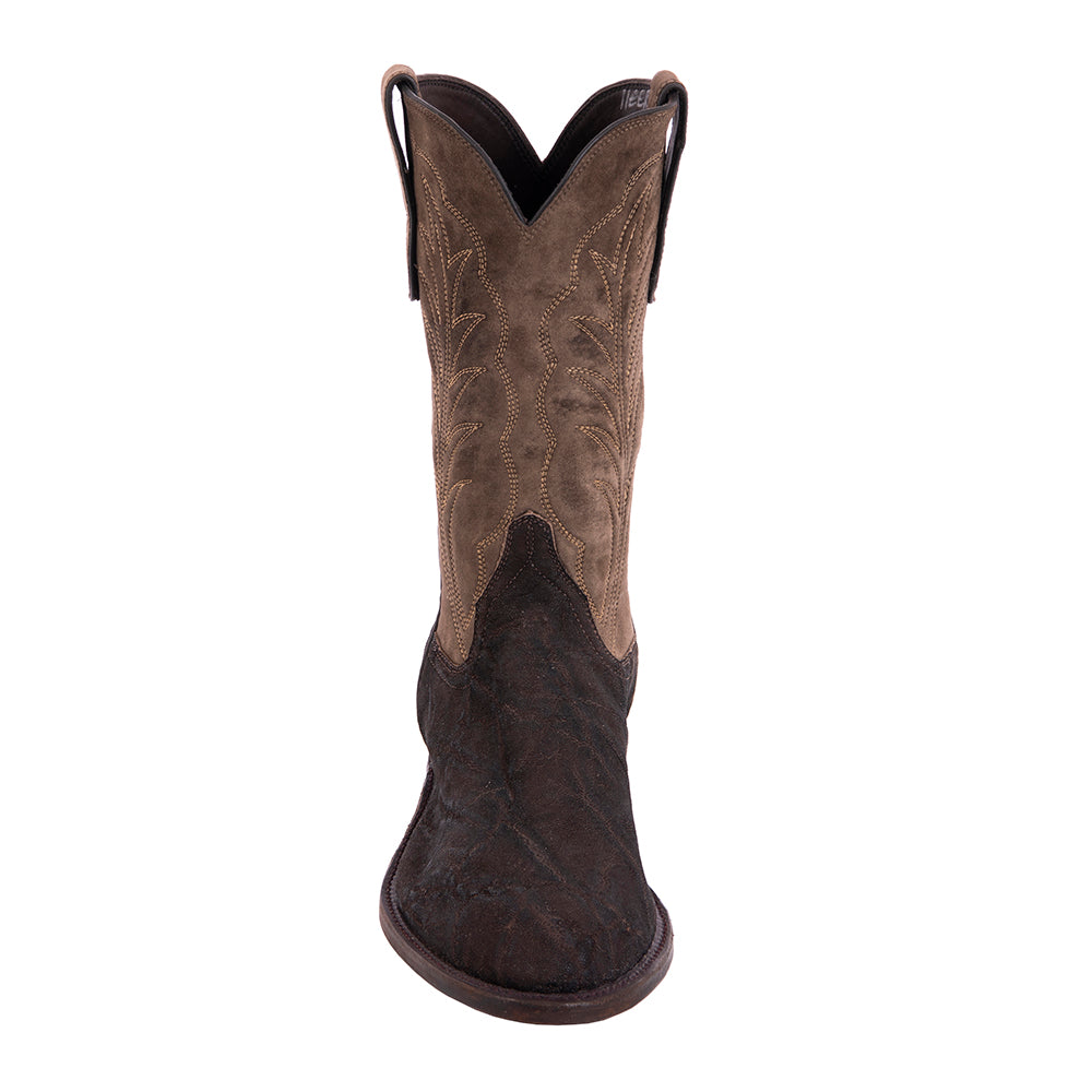 Mens Roper 12-2 Chocolate Elephant/Gunsmoke Boar Winn Stitch