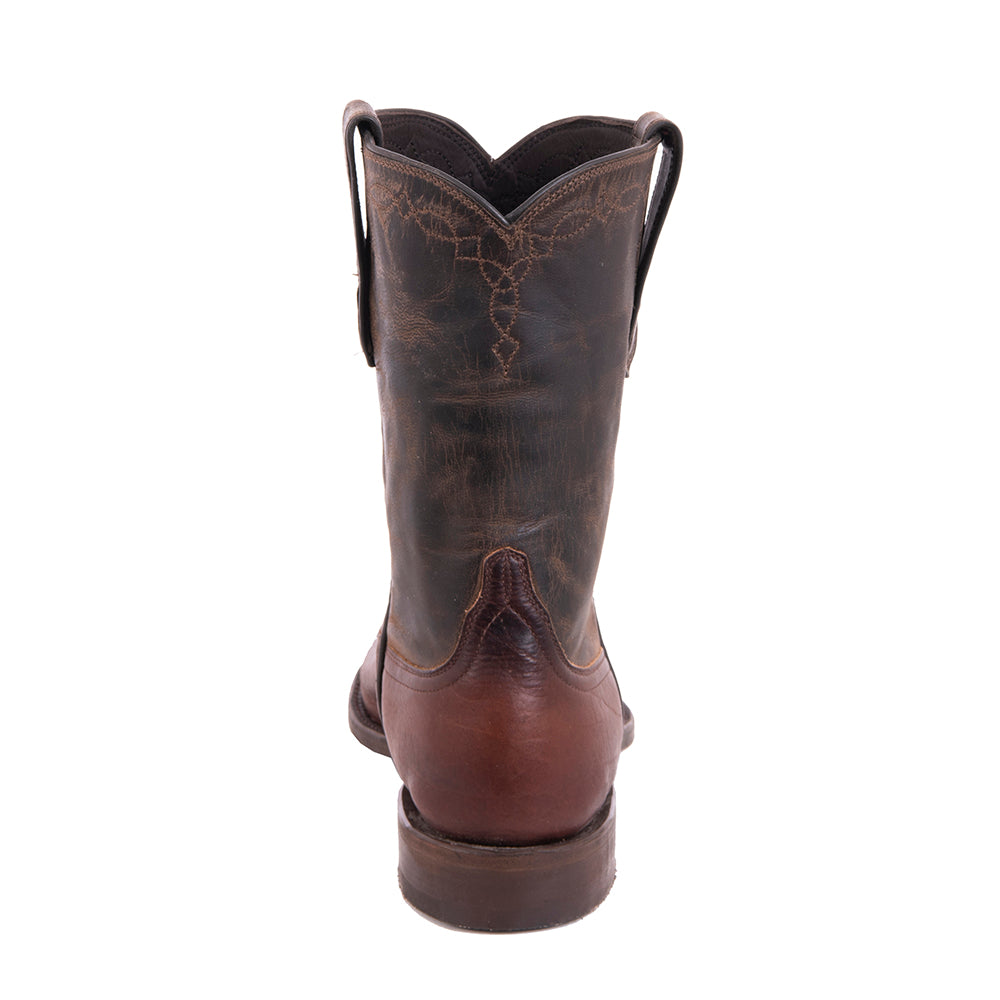 Mens Cowboy 10-1 Mocha Bison/Tobac Goat w/10-1.2 Stitch Pattern