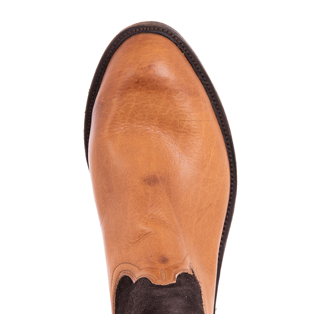 Men's Roper 17-2 Cognac Bison/Chocolate RO MV Sole