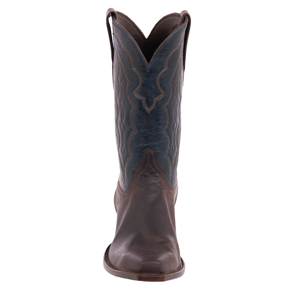 Mens Cowboy 12-2 Canella Goat/Blue Bison w/12-2 FL1 Stitch