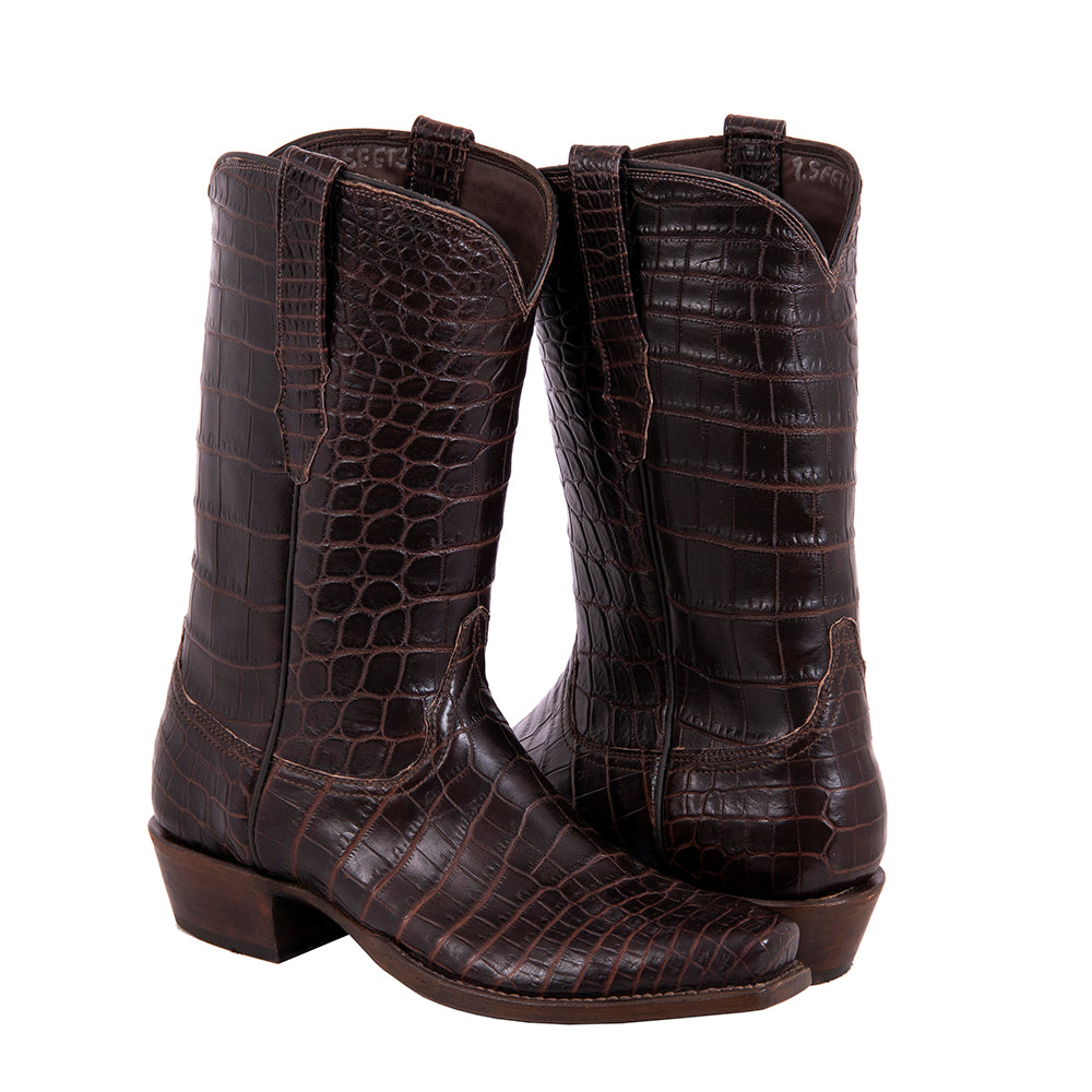 Men's Cowboy 12-2 Two Tone Chocolate Nile