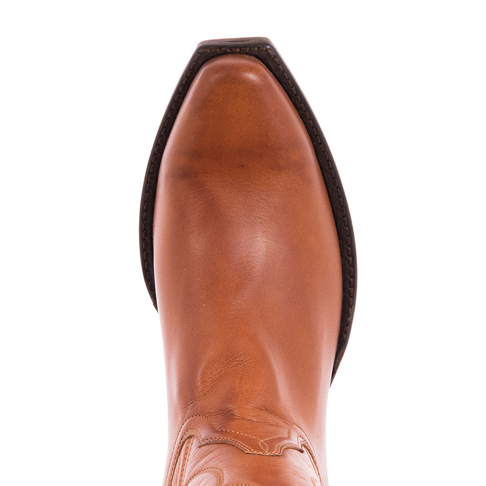 Ladies Cowboy 13-2 British Tan Aniline Winn Stitch
